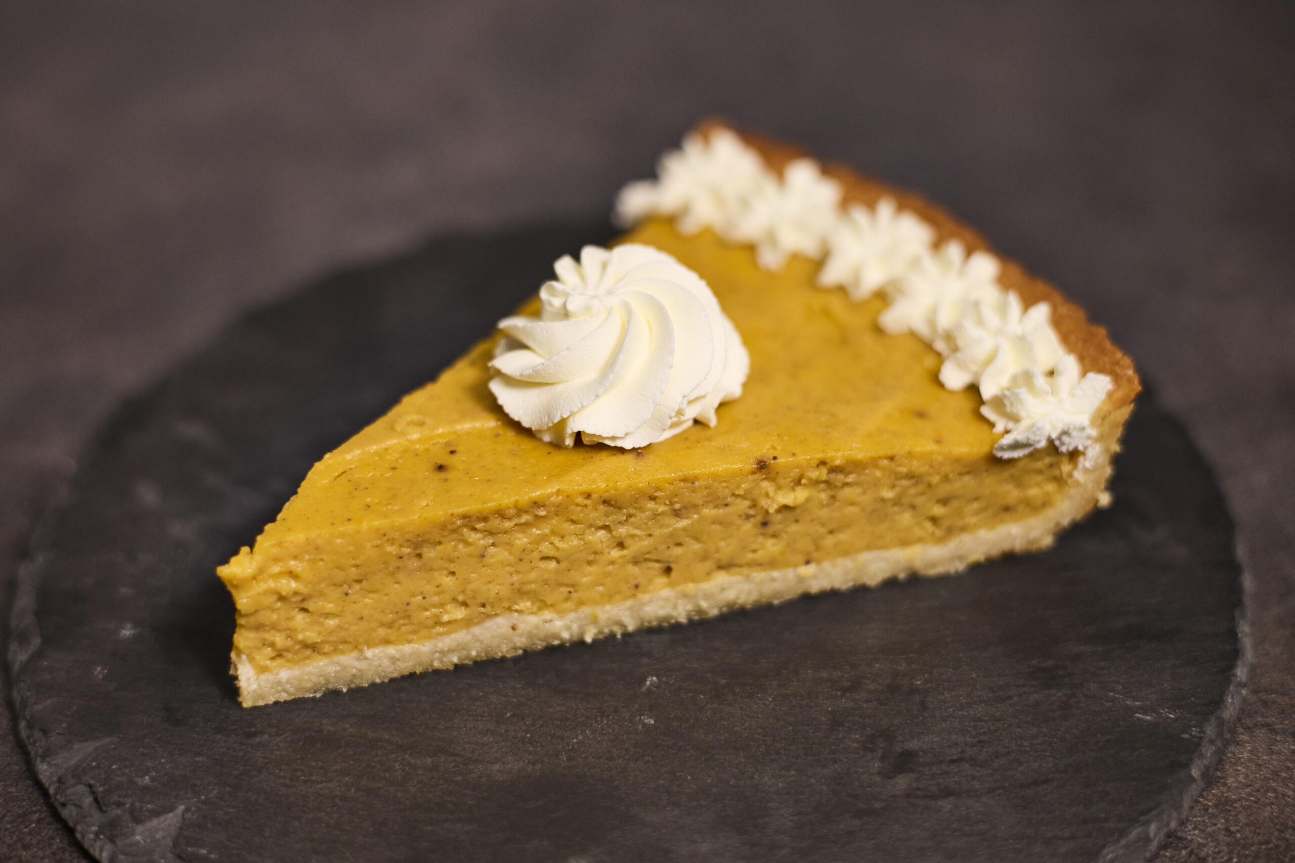 Tarta cu dovleac - felie